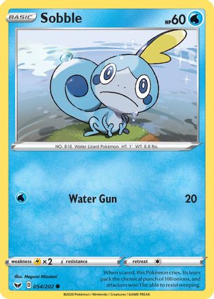 Sobble 54/202 - Sword & Shield Reverse Holofoil