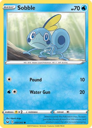 Sobble 55/202 - Sword & Shield