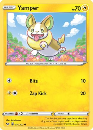 Yamper 74/202 - Sword & Shield