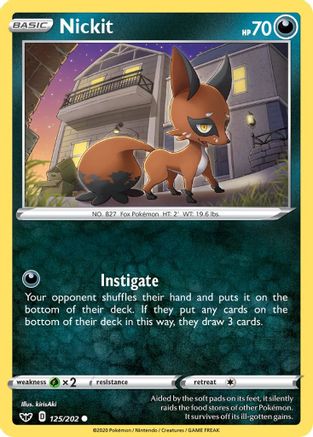 Nickit 125/202 - SWSH01 Sword & Shield Base Set