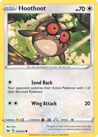 Hoothoot 143/202 - Sword & Shield