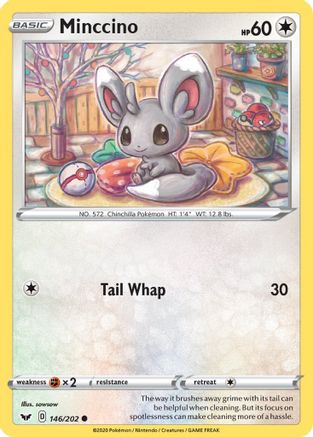 Minccino 146/202 - Sword & Shield