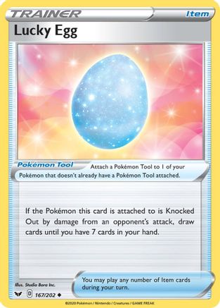 Lucky Egg 167/202 - Sword & Shield Reverse Holofoil