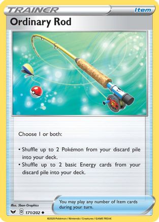 Ordinary Rod 171/202 - Sword & Shield Reverse Holofoil