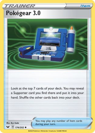 Pokegear 3.0 174/202 - SWSH01 Sword & Shield Base Set