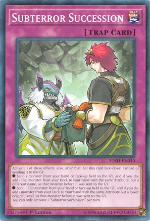 Subterror Succession (SDSH-EN040) - Structure Deck: Shaddoll Showdown 1st Edition