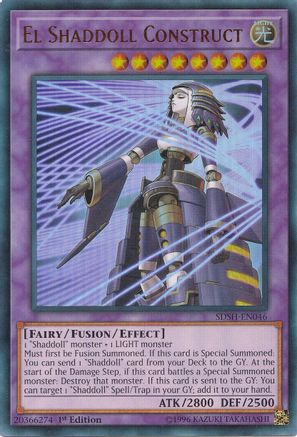 El Shaddoll Construct (SDSH-EN046) - Structure Deck: Shaddoll Showdown 1st Edition