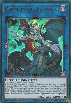 Reptilianne Echidna (DUOV-EN016) - Duel Overload 1st Edition