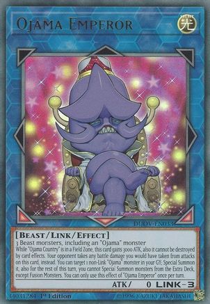 Ojama Emperor (DUOV-EN033) - Duel Overload 1st Edition