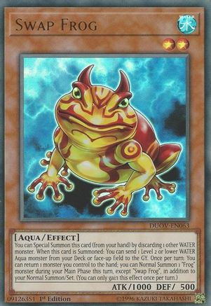 Swap Frog (DUOV-EN063) - Duel Overload 1st Edition