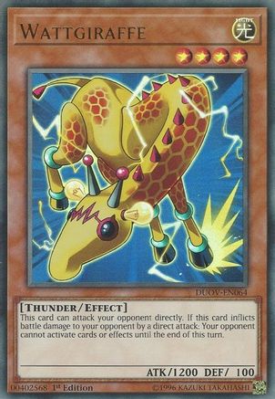 Wattgiraffe (DUOV-EN064) - Duel Overload 1st Edition