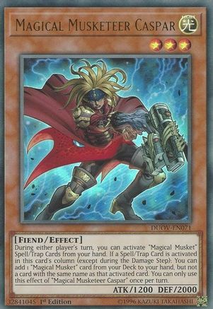 Magical Musketeer Caspar (DUOV-EN071) - Duel Overload 1st Edition