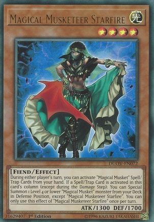 Magical Musketeer Starfire (DUOV-EN072) - Duel Overload 1st Edition