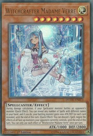 Witchcrafter Madame Verre (DUOV-EN073) - Duel Overload 1st Edition