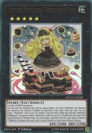 Madolche Puddingcess Chocolat-a-la-Mode (DUOV-EN082) - Duel Overload 1st Edition