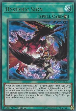 Hysteric Sign (DUOV-EN093) - Duel Overload 1st Edition