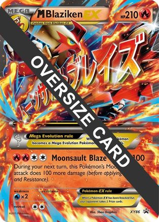 M Blaziken EX - XY86 XY86 - Jumbo Cards Holofoil