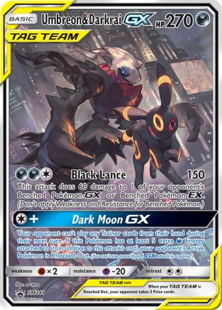 Umbreon & Darkrai GX - SM241 SM241/248 - SM Promos Holofoil