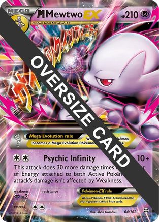 M Mewtwo EX - 64/162 64 - Jumbo Cards