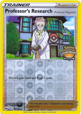 Professor's Research - 178/202 (Regional Championships) 178 - League & Championship Cards Reverse Holofoil