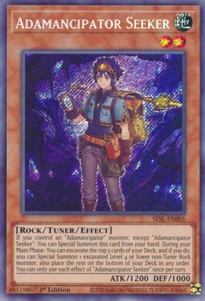 Adamancipator Seeker - SESL-EN001 - Secret Slayers 1st Edition