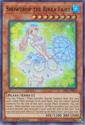 Snowdrop the Rikka Fairy (SESL-EN019) - Secret Slayers 1st Edition