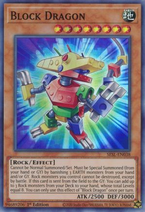 Block Dragon (SESL-EN038) - Secret Slayers 1st Edition