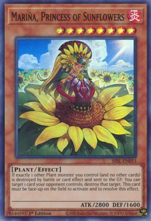 Mariña, Princess of Sunflowers (SESL-EN053) - Secret Slayers 1st Edition