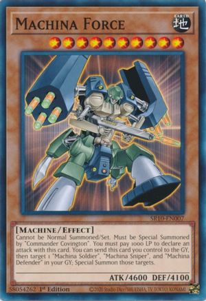 Machina Force (SR10-EN007) - Structure Deck: Mechanized Madness 1st Edition