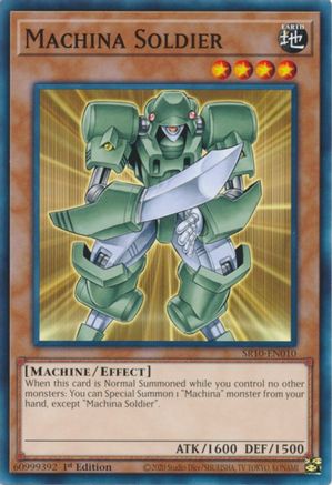 Machina Soldier (SR10-EN010) - Structure Deck: Mechanized Madness 1st Edition