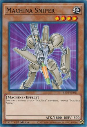 Machina Sniper (SR10-EN011) - Structure Deck: Mechanized Madness 1st Edition