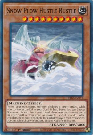 Snow Plow Hustle Rustle (SR10-EN015) - Structure Deck: Mechanized Madness 1st Edition