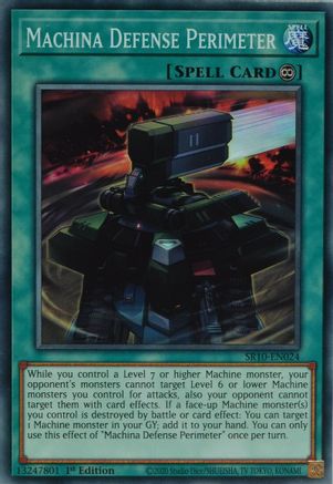 Machina Defense Perimeter (SR10-EN024) - Structure Deck: Mechanized Madness 1st Edition