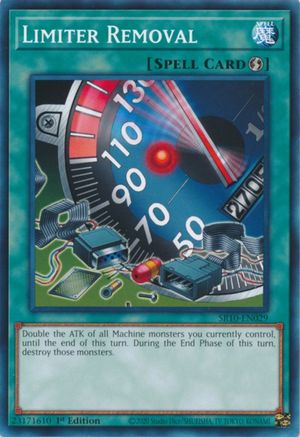 Limiter Removal (SR10-EN029) - Structure Deck: Mechanized Madness 1st Edition