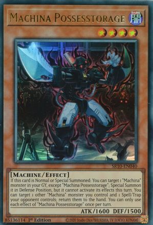 Machina Possesstorage (SR10-EN040) - Structure Deck: Mechanized Madness 1st Edition