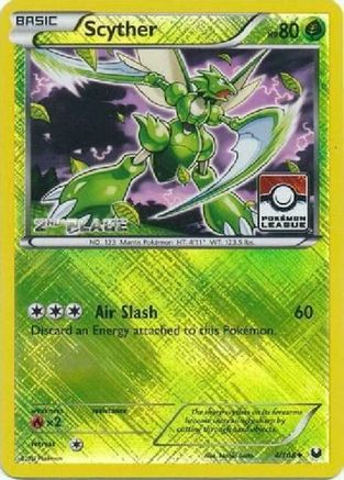 Scyther - 4/108 (Pokemon League) [2nd Place] 4 - League & Championship Cards Reverse Holofoil