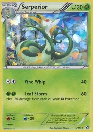 Serperior - 5/114 (Cracked Ice Holo) 5 - Deck Exclusives Holofoil