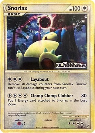 Snorlax - 33/95 (Prerelease) 33 - Nintendo Promos Holofoil