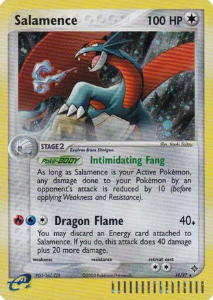 Salamence - 19/97 (e-League) 19 - Nintendo Promos Holofoil