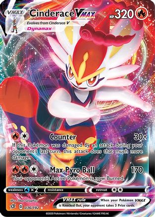 Cinderace VMAX 36/192 - Rebel Clash Holofoil