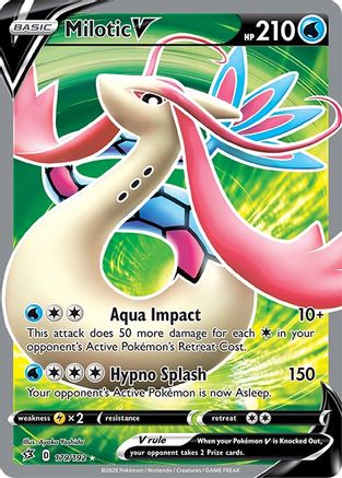 Milotic V 179/192 - Rebel Clash Holofoil