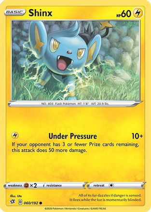 Shinx 60/192 - SWSH02 Rebel Clash Reverse Holofoil