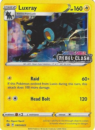 Luxray SWSH023/307 - SWSH Black Star Promos Holofoil