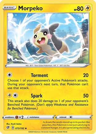 Morpeko 73/192 - SWSH02 Rebel Clash
