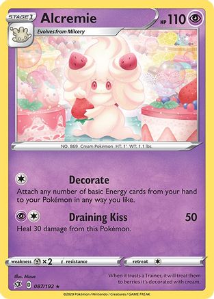 Alcremie 87/192 - Rebel Clash Reverse Holofoil