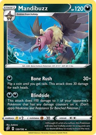 Mandibuzz 120/192 - Rebel Clash Reverse Holofoil