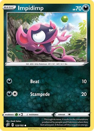 Impidimp 123/192 - Rebel Clash Reverse Holofoil