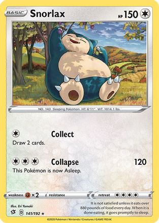 Snorlax 141/192 - Rebel Clash