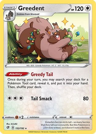 Greedent 152/192 - Rebel Clash Reverse Holofoil