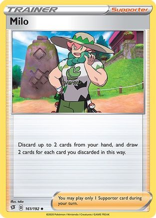 Milo 161/192 - SWSH02 Rebel Clash